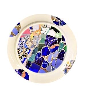 Lipper International 1901 Seascape Enamel & Stainless Steel Multicolored Platter